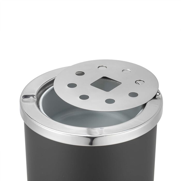 Металева підставка-попільниця для вулиці та дому, чорна. Відро для сміття, стійка, для входу, анти-вітер.