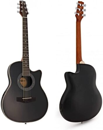 Акустична гітара Gear4music Roundback з аксесуарами