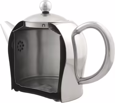 Bredemeijer small, rounded double-walled teapot 0.5 Liter (Matte, 2.0 L)