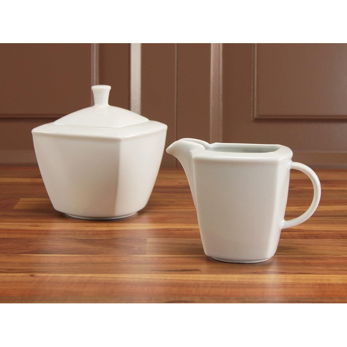 Creatable 12330, Victoria white series, tableware set milk and sugar set 20cl, 2-piece