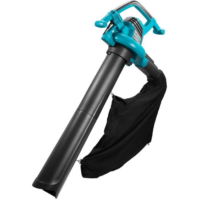 Gardena ErgoJet 3000 Garden Vacuum/Blower: Leaf blower/vacuum with a 3000 W motor output, 170 l/s suction power, 310 km/h blowing speed, with shredder and collection bag, including shoulder strap (9332-20)