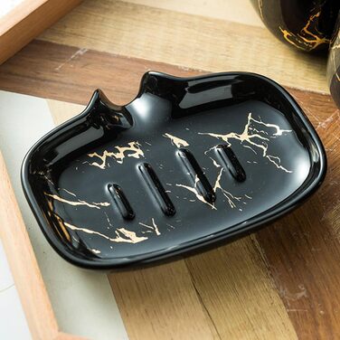 Набір аксесуарів для ванної кімнати 4 шт. сірий, з дозатором мила, мильницею та склянками для зубних щіток, з малюнком 