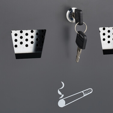 Relaxdays Hand Towel Holder in Anthracite
