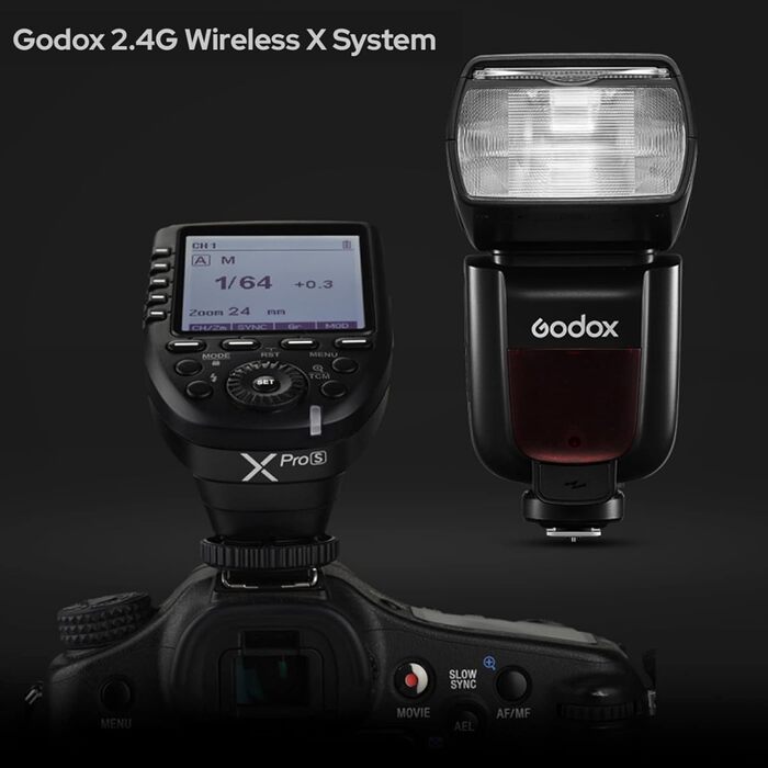 Спалах GODOX TT685II-C для Canon: швидка синхронізація, бездротовий X-система, E-TTL, сумісний з Canon 5D Mark IV, 6D Mark II, 7D, 90D, 250D, R5, 850D