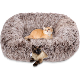 Туннель для котів Vuxava XXL сірий – іграшка та ліжко для котів, 100x82 см, 180 см, 2 входи, миється, знімається