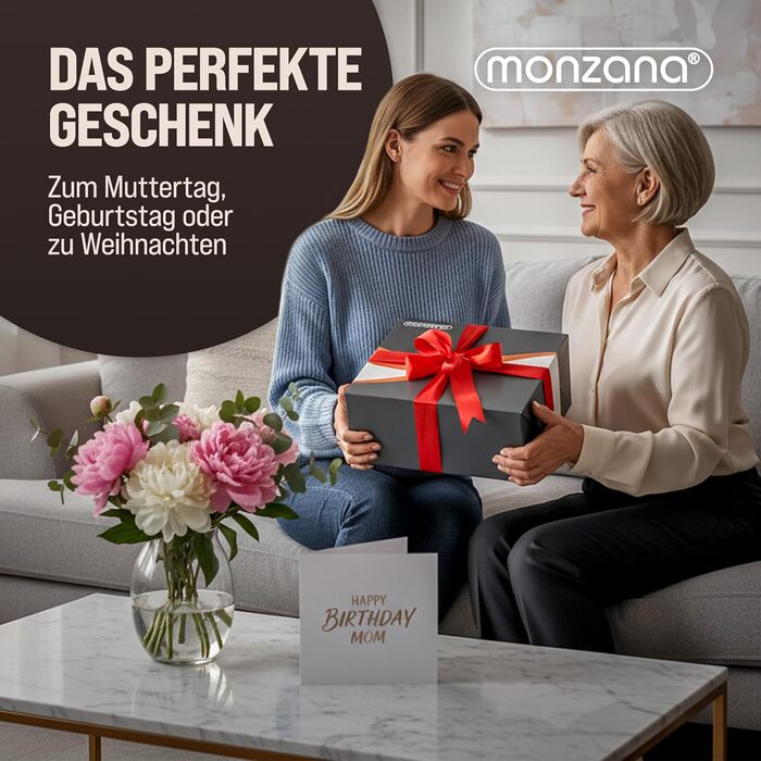 Електрична ковдра Monzana® 150x80 см, 3 режими нагріву, 60 Вт, біла, з захистом від перегріву, придатна для прання