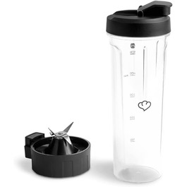 SPRINGLANE High-Performance Blender Hanno 2000W - 32,000 RPM, 4 Programs, Self-Cleaning, 2.5L BPA-Free Tritan Container, Stainless Steel Container & To-Go Bottle (Anthracite)