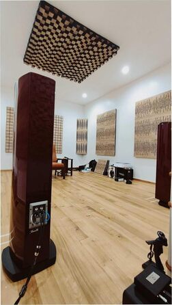 Набір акустичних диффузорів 2D для звукоізоляції та поглинання шуму, 50 x 50 см, колір Sonoma SIRIUS (150мм), 2 шт.