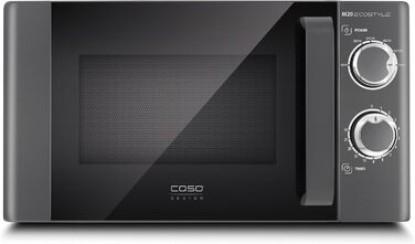 Мікрохвильова піч CASO M20 Ecostyle 20 л, 700 Вт, антрацит