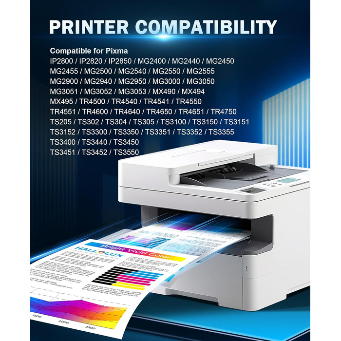 Картриджі для принтера Canon PG-545XL та CL-546XL (Multipack), чорний та кольоровий, сумісні