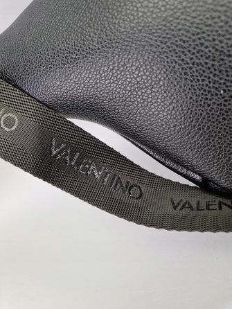 Чоловіча поясна сумка-нерка Valentino, чорна