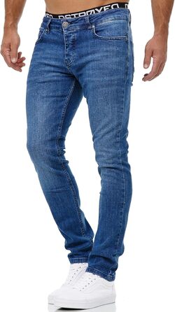 Чоловічі джинси Merish Slim Fit Stretch Denim 9148-2100 (32W/32L, синій 1509-2)