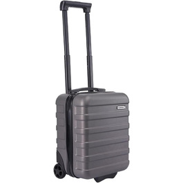 Чемодан ручної об'єму 24 л Cabin Max Anode 40x30x20 см з жорстким корпусом Hardscalen, сірий, 2 колеса