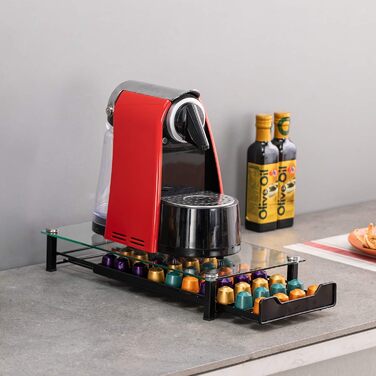 Тримач для капсул Nespresso Originaline, 40 капсул, чорний