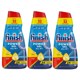 Гель для посудомийних машин Finish Power Gel Citrus, 6 x 650 мл