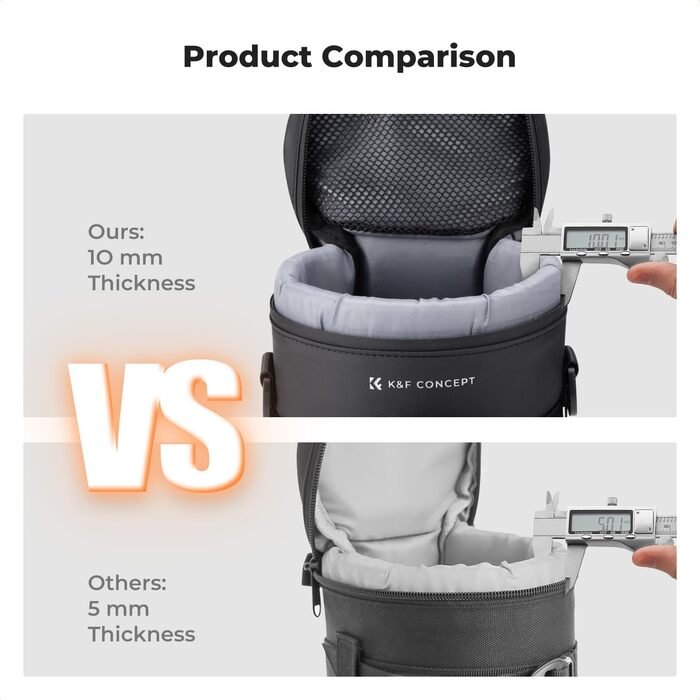 Чохол для об'єктива K&F Concept, водонепроникний, XL, для DSLR/SLR