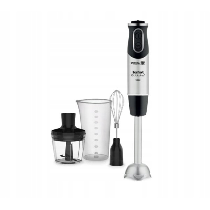 Занурювальний блендер Tefal Quickchef HB656838, 1000 Вт, подрібнювач 0,8 л, міксер