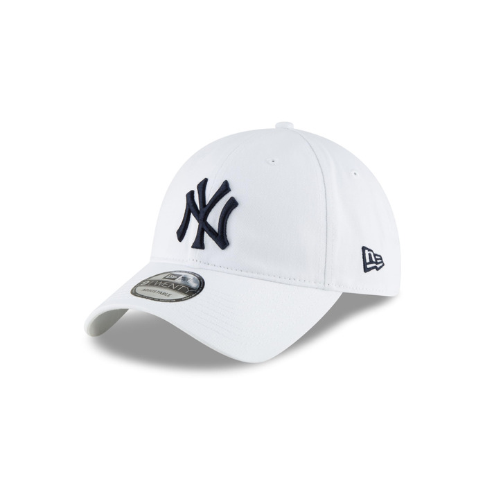 Кепка бейсболка New Era MLB Core Classic 9twenty New York Yankees біла унісекс