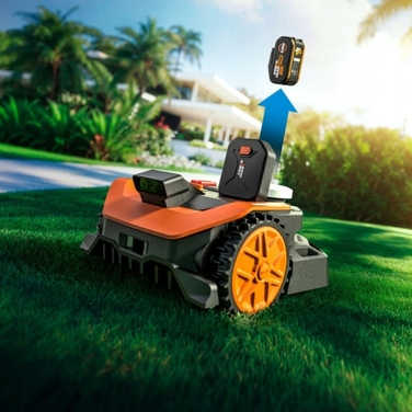 Робот-газонокосарка WORX Landroid Vision Cloud WR340E для ділянок до 600 м², зі стереокамерою та RTK