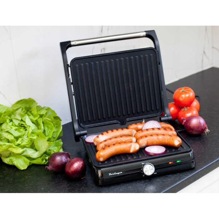 Електричний гриль Berlinger MAX-2400-W 2400 Вт, розкладний на 180°