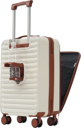 Набір валіз Merax TSA-Lock 3 шт. (M-L-XL) з телескопічним ручками та 4 колесами, чорний, PP-матеріал