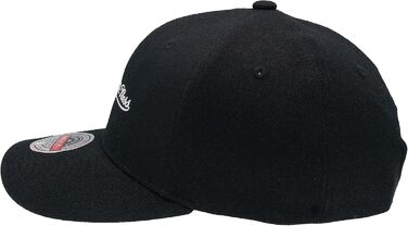 Кепка Mitchell & Ness Script Logo з логотипом, червона snapback, унісекс, для чоловіків, жінок, дітей, регульований розмір, чорно-біла