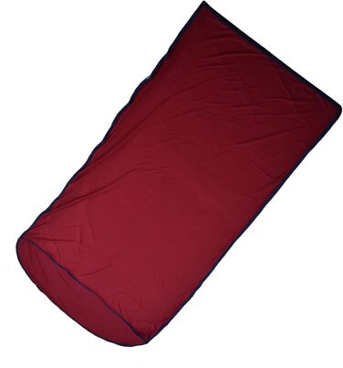 Qukai Elastic Sleeping Bag Liner Ultralight Sleeping Bag Liner Elastic Travel Sheet for Outdoor Camping Multifunctional Sleeping Bag Liner Burgundy