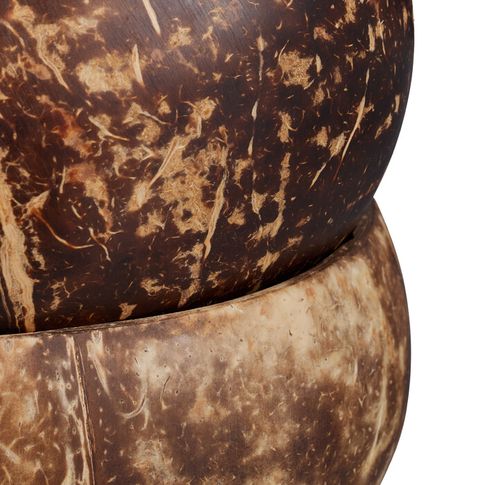 Relaxdays Coconut Shell Set of 2