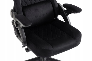 Ігрове крісло Delagear G 404, тканина, чорне