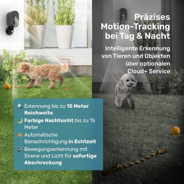 PetTec Pet Cam Buddy: камера для тварин з автоматичним дозатором корму 8L для котів та собак - Wi-Fi, App-керування, 2-Way аудіо, розпізнавання гавкіту, нічне бачення (Outdoor LTE камера з магнітним кріпленням)