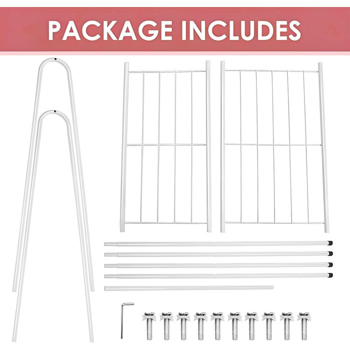 Легкий стійкий вішак для одягу на колесах - Clothes Rack