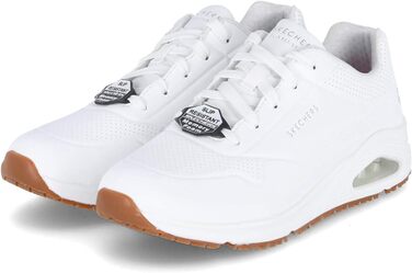 Черевики Skechers UNO SR для жінок, робочі кросівки, білі, синтетика (35.5 EU)