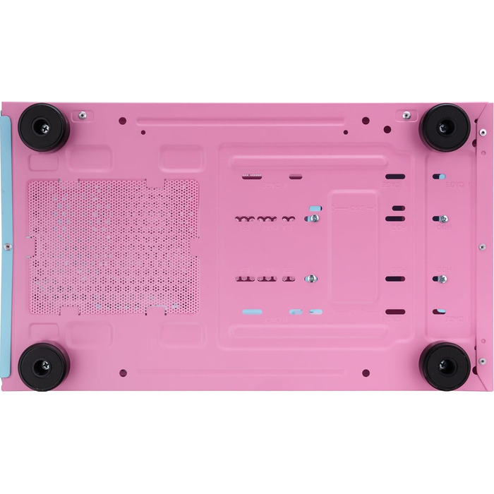 Корпус ПК Thermaltake TG ARGB Micro-Tower View 170 з Tempered Glass, 3 вентилятори ARGB, підтримка радіаторів 240/280mm, білий (Bubble Pink)