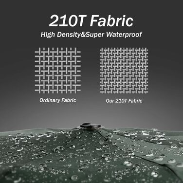 Чоловічий складаний парасоль від дощу Conlun Kompakter – штормостійкий, автоматичний, 127 см, чорний