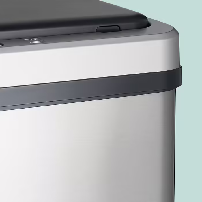 Relaxdays Stainless Steel Trash Can with Sensor