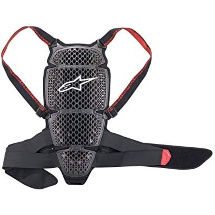 Мотоциклетний захист спини Alpinestars KR-CELL, чоловічий, розмір M, сірий/чорний/червоний