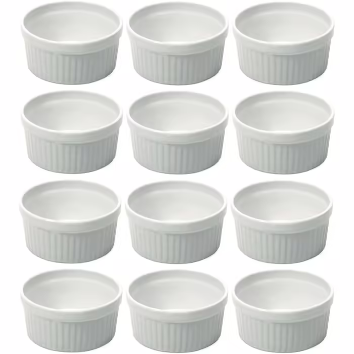 Pack of 12 tartlet molds, Ø 7 cm