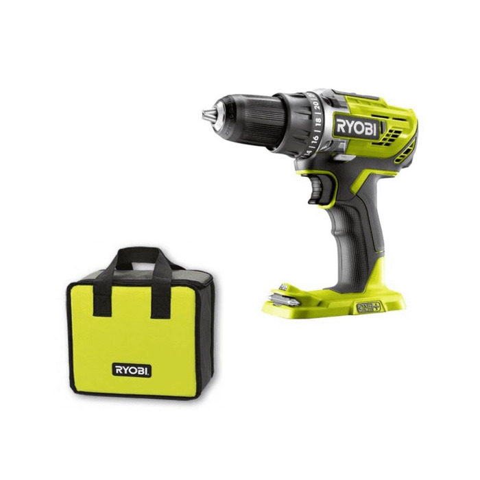 Акумуляторний дриль-шурупокрут Ryobi 18 V 2,00 Ah 50 Nm з сумкою