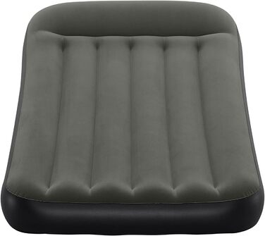 Надувний матрац Bestway TriTech XL з вбудованим насосом, сірий 191x97x30 см (1067929)