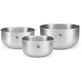 Набір мисок ZWILLING Prep 3 шт. з нержавіючої сталі 18/10 (17, 21, 25 см)