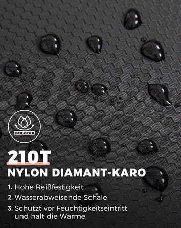KingCamp 2-Person Winter Sleeping Bag - Warm, Portable, 3-4 Season Camping Sleeping Bag with Flannel Pillows - for Kids & Adults