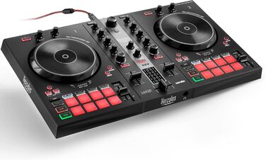 DJ контролер Hercules DJControl Inpulse 300 MK2 – 2 деки, 16 педів, вбудована звукова карта