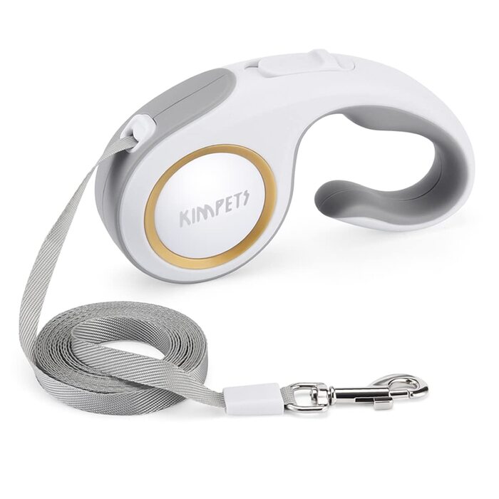 Висувна поводок для собак 3 м, для жінок, поводок для вигулу домашніх тварин з неслизькою ручкою для собак маленьких, середніх та великих порід (до 50 кг), поворот на 360°, функція паузи та блокування