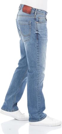 Чоловічі джинси LTB PaulX Straight Fit сині/чорні, еластичні, розміри 28-40, 33W/32L