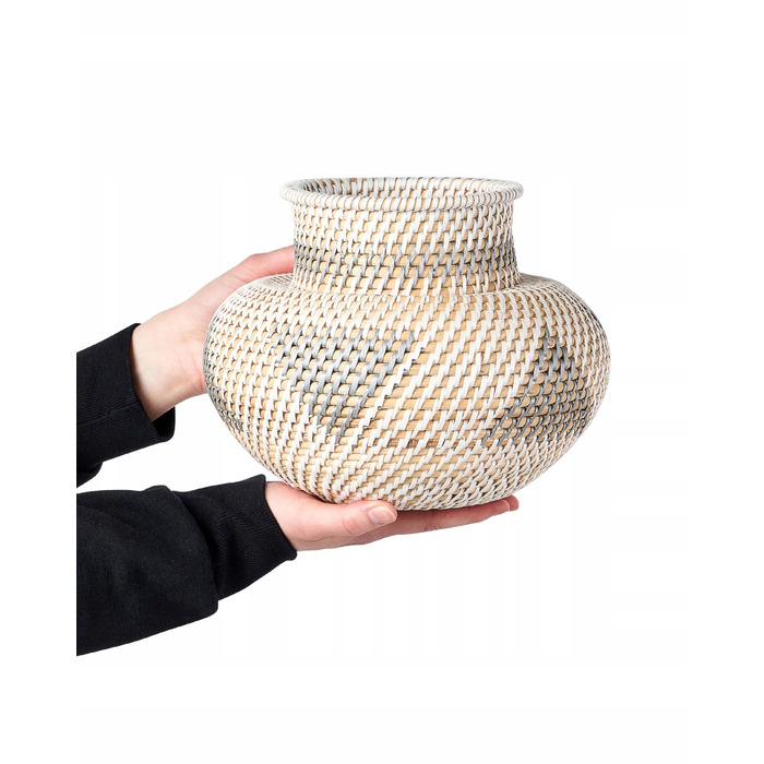 Ваза Beliani з пластику, 24 x 22 см