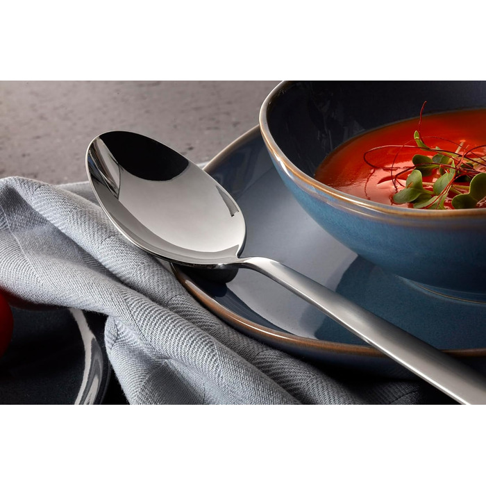 ZWILLING 1026795 Cult Cutlery Set, 30-Piece, for 6 People, 18/10 Stainless Steel, Matted Flatware, Dishwasher Safe, Silver
