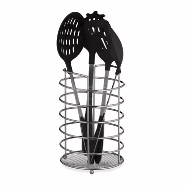 Relaxdays XL Kitchen Utensil Holder, Metal