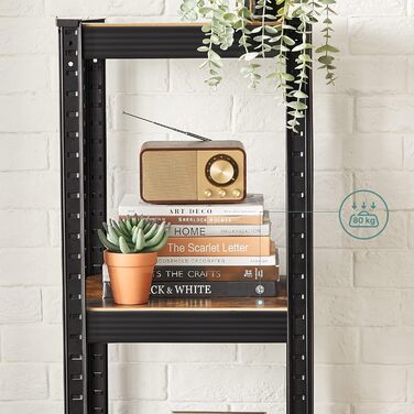SONGMICS 2-Piece Adjustable Shelf Unit