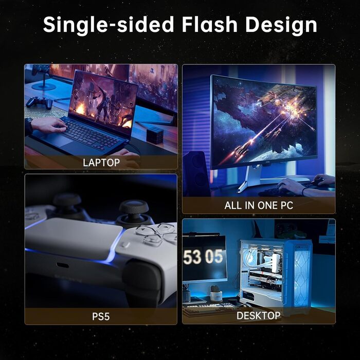 SSD FX991 1TB NVMe PCIe Gen4 – внутрішній SSD для PS5 та ноутбуків