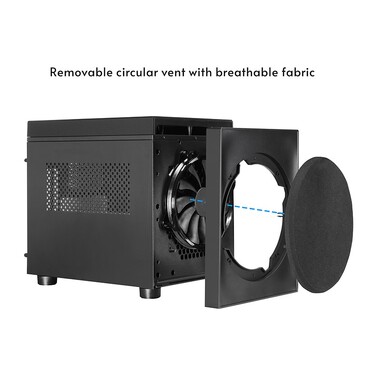 Корпус Chieftec CI-03B-OP Cube Case, чорний